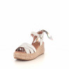 Nu-pieds Chantal-blanc